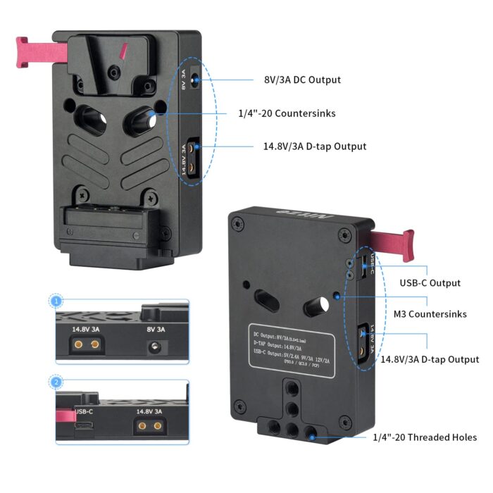 Nitze V Mount Plate